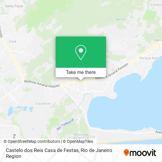 Castelo dos Reis Casa de Festas map