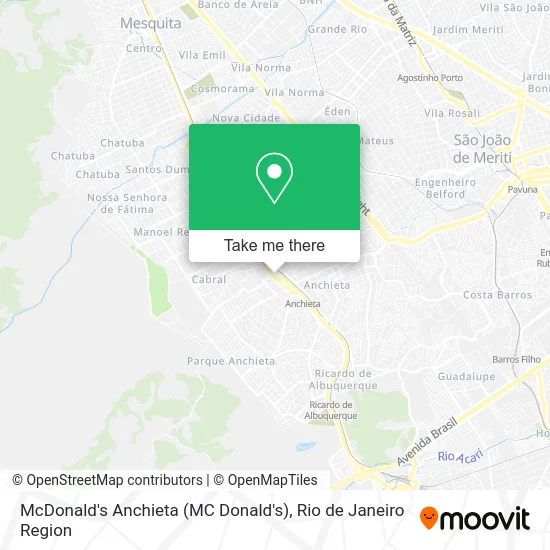 McDonald's Anchieta (MC Donald's) map