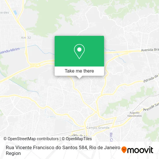 Rua Vicente Francisco do Santos 584 map