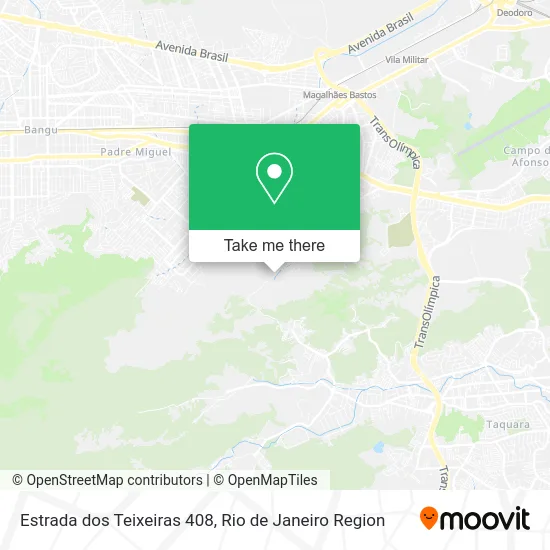 Estrada dos Teixeiras 408 map