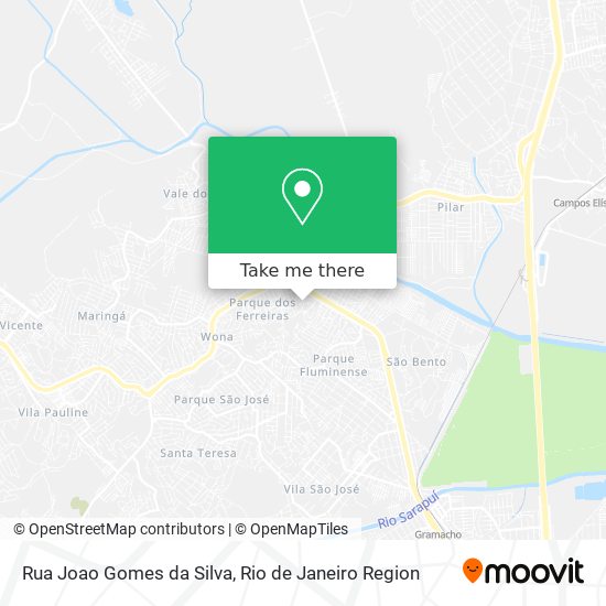 Rua Joao Gomes da Silva map