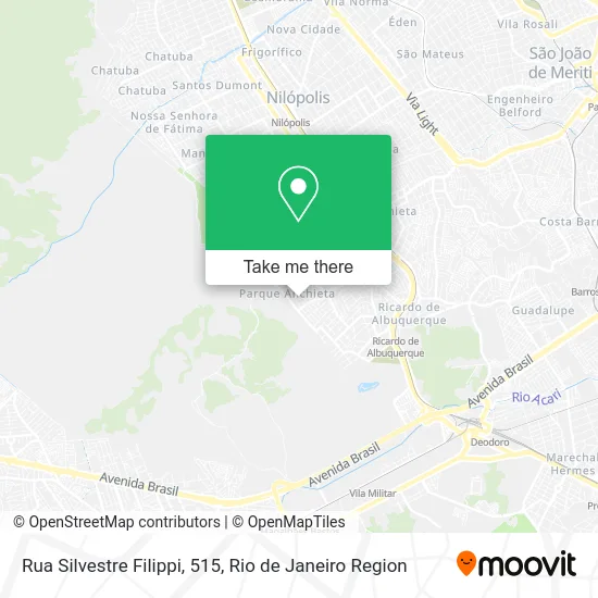 Rua Silvestre Filippi, 515 map