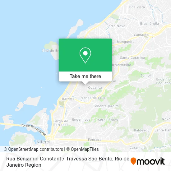 Rua Benjamin Constant / Travessa São Bento map