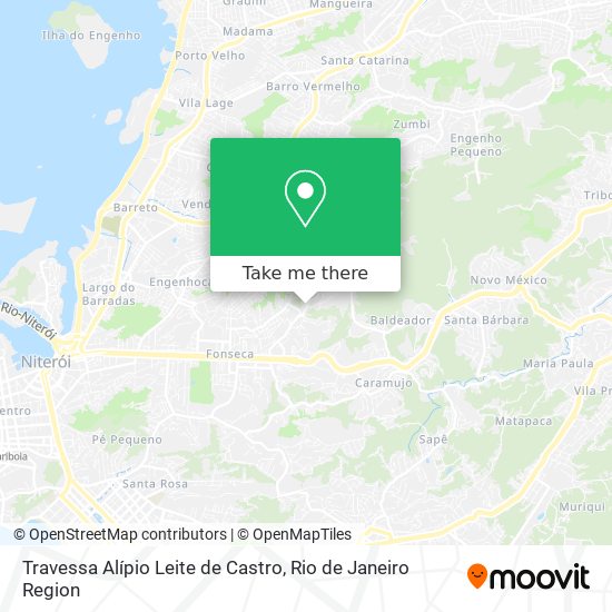 Mapa Travessa Alípio Leite de Castro