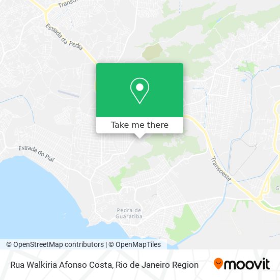 Rua Walkiria Afonso Costa map