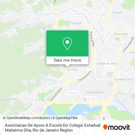 Associacao De Apoio A Escola Do Colegio Estadual Mahatma Gha map