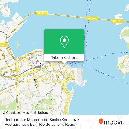 Restaurante Mercado do Sushi (Kamikaze Restaurante e Bar) map
