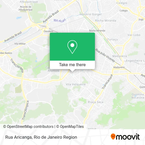 Rua Aricanga map