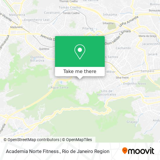 Academia Norte Fitness. map