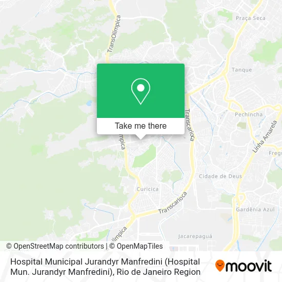Hospital Municipal Jurandyr Manfredini map