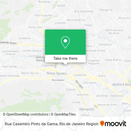 Rua Casemiro Pinto da Gama map