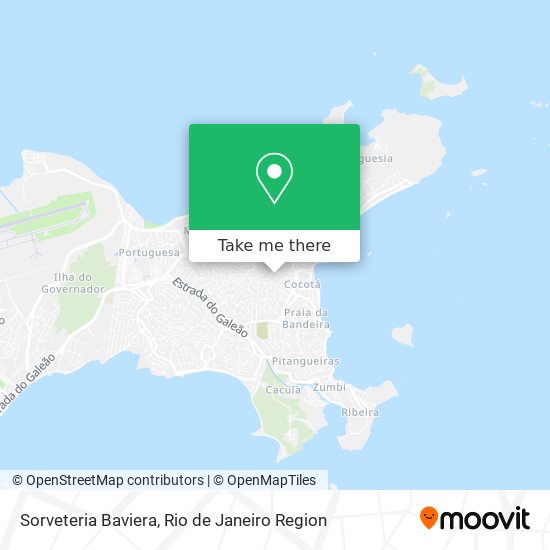 Sorveteria Baviera map