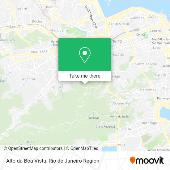 Alto da Boa Vista map