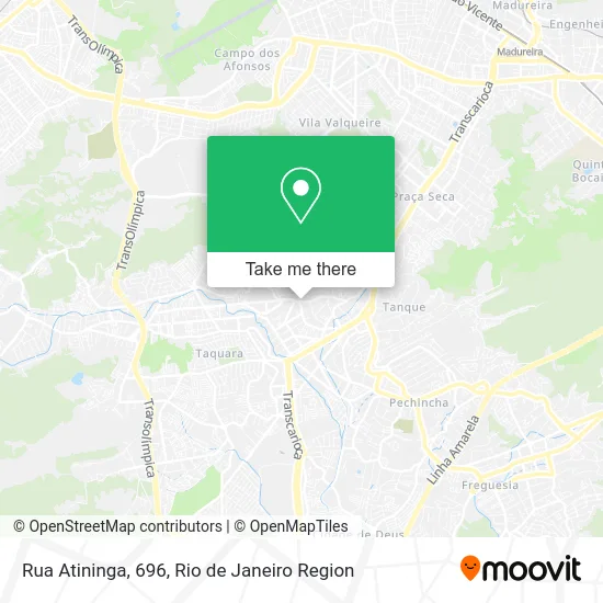 Rua Atininga, 696 map