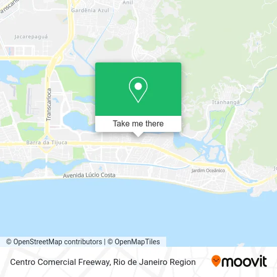 Centro Comercial Freeway map