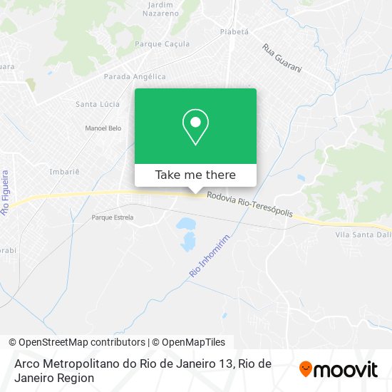 Mapa Arco Metropolitano do Rio de Janeiro 13