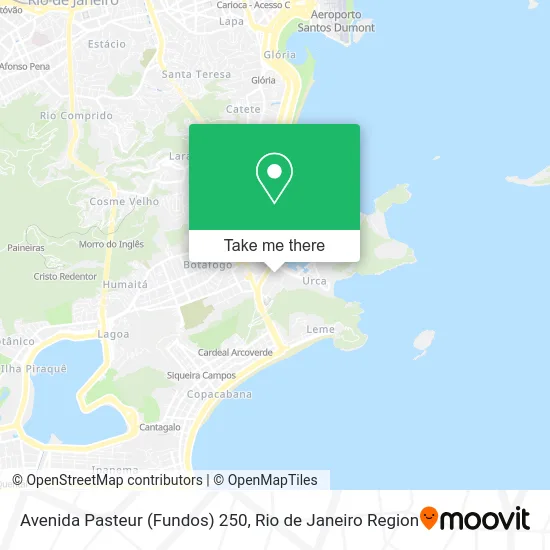 Avenida Pasteur (Fundos) 250 map