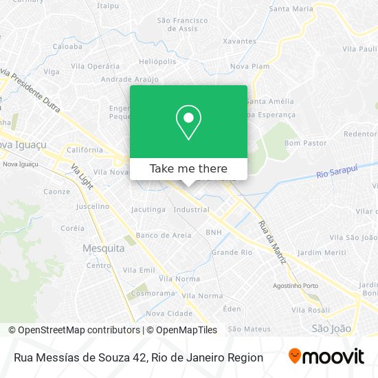 Mapa Rua Messías de Souza 42