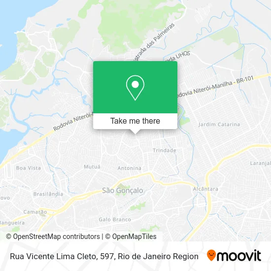 Rua Vicente Lima Cleto, 597 map