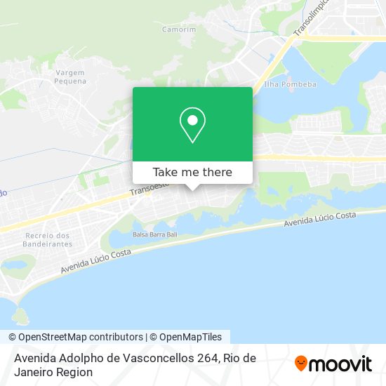 Mapa Avenida Adolpho de Vasconcellos 264