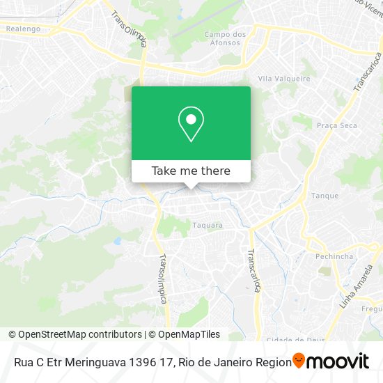 Mapa Rua C Etr Meringuava 1396 17