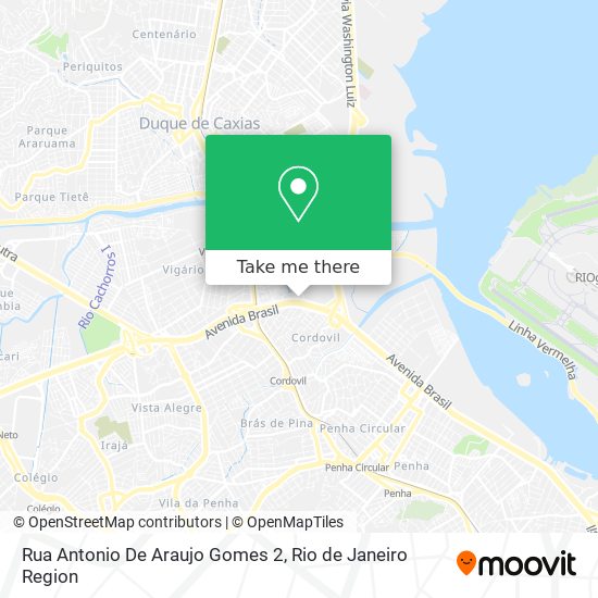 Rua Antonio De Araujo Gomes 2 map