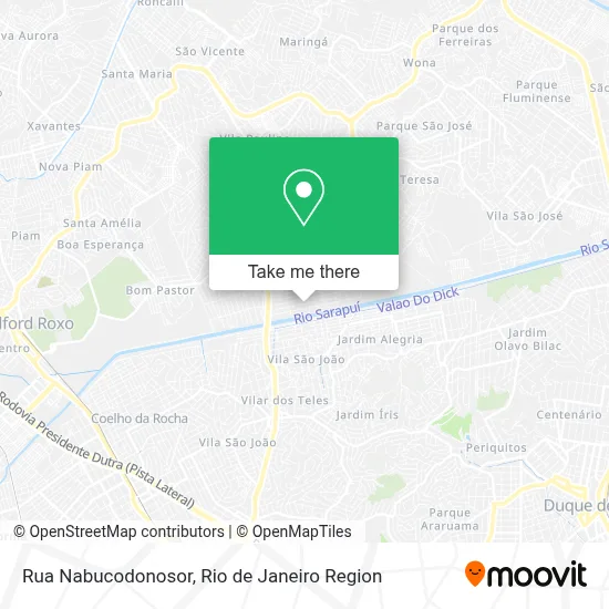 Rua Nabucodonosor map