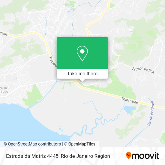 Estrada da Matriz 4445 map