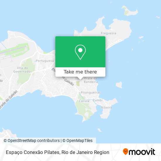 Espaço Conexão Pilates map