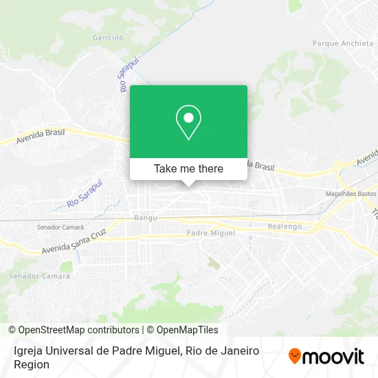 Igreja Universal de Padre Miguel map