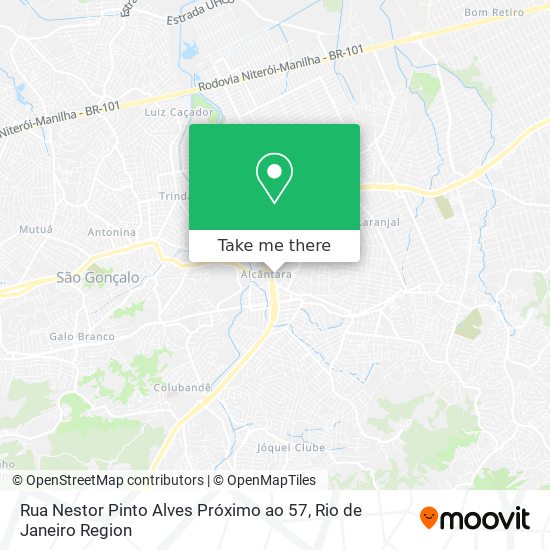 Rua Nestor Pinto Alves Próximo ao 57 map