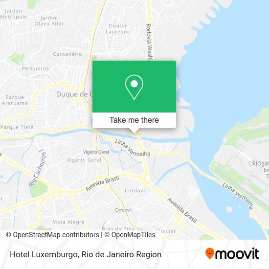 Hotel Luxemburgo map