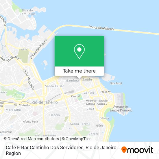 Cafe E Bar Cantinho Dos Servidores map