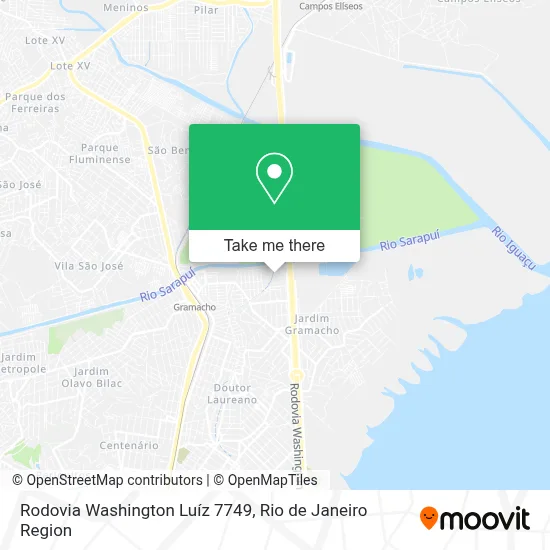 Rodovia Washington Luíz 7749 map