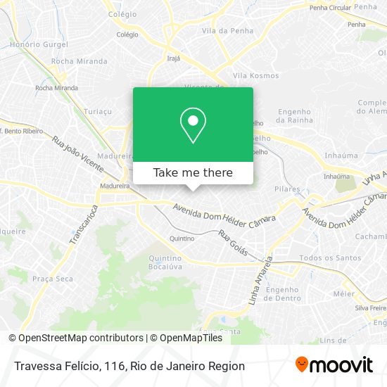 Travessa Felício, 116 map