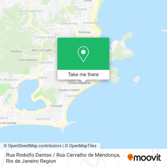 Rua Rodolfo Dantas / Rua Carvalho de Mendonça map