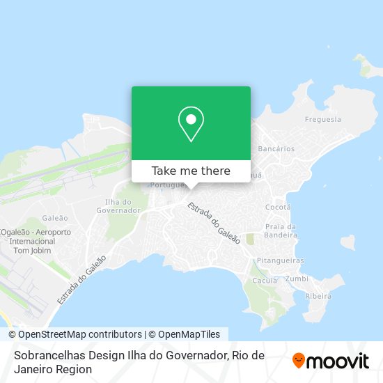 Sobrancelhas Design Ilha do Governador map