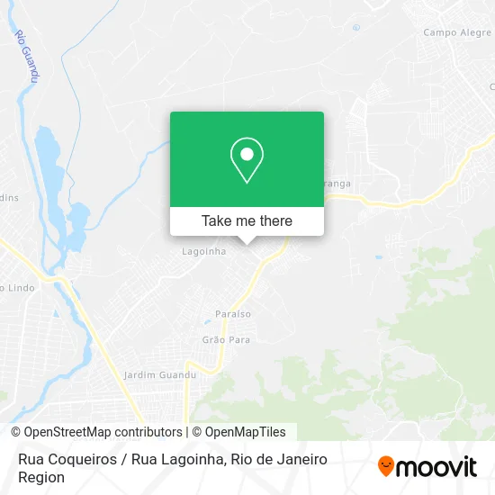 Rua Coqueiros / Rua Lagoinha map