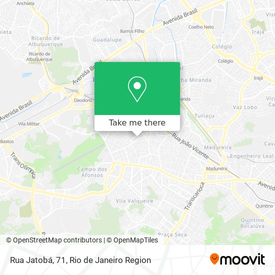 Rua Jatobá, 71 map