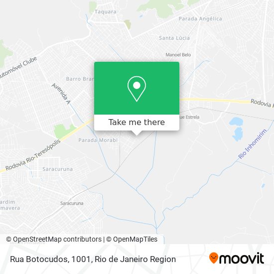Rua Botocudos, 1001 map