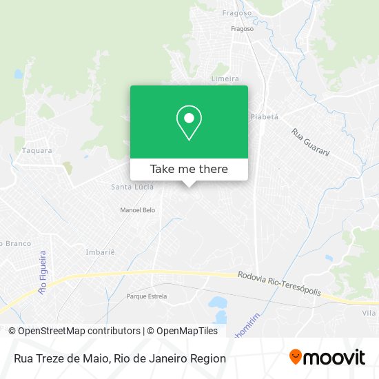 Rua Treze de Maio map