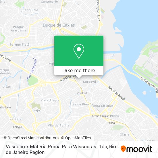 Mapa Vassourex Matéria Prima Para Vassouras Ltda