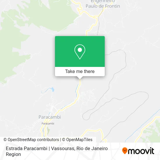 Estrada Paracambi | Vassouras map