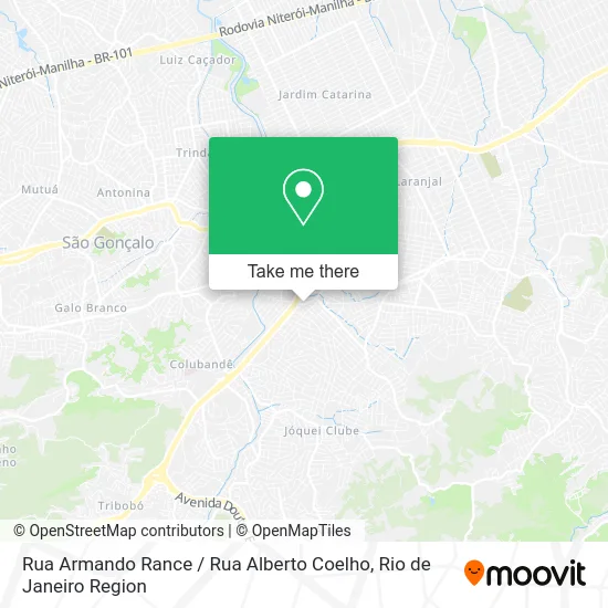 Rua Armando Rance / Rua Alberto Coelho map