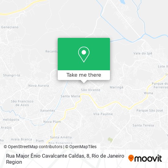 Mapa Rua Major Ênio Cavalcante Caldas, 8