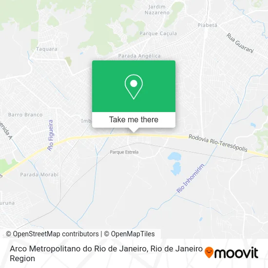Arco Metropolitano do Rio de Janeiro map