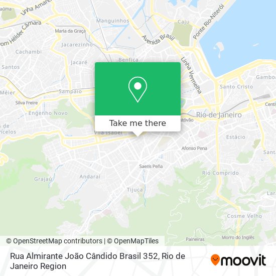 Mapa Rua Almirante João Cândido Brasil 352