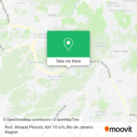 Rod. Amaral Peixoto, Km 10 s/n map