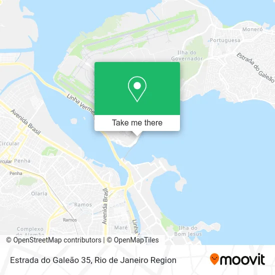 Estrada do Galeão 35 map