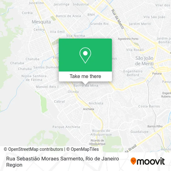 Rua Sebastião Moraes Sarmento map